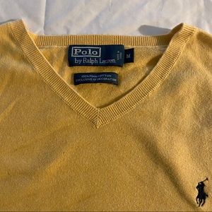 Polo by Ralph Lauren Yellow Sweater - Medium